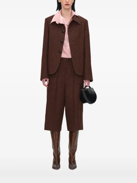 UMBER POSTPAST four-button wool-blend jacket