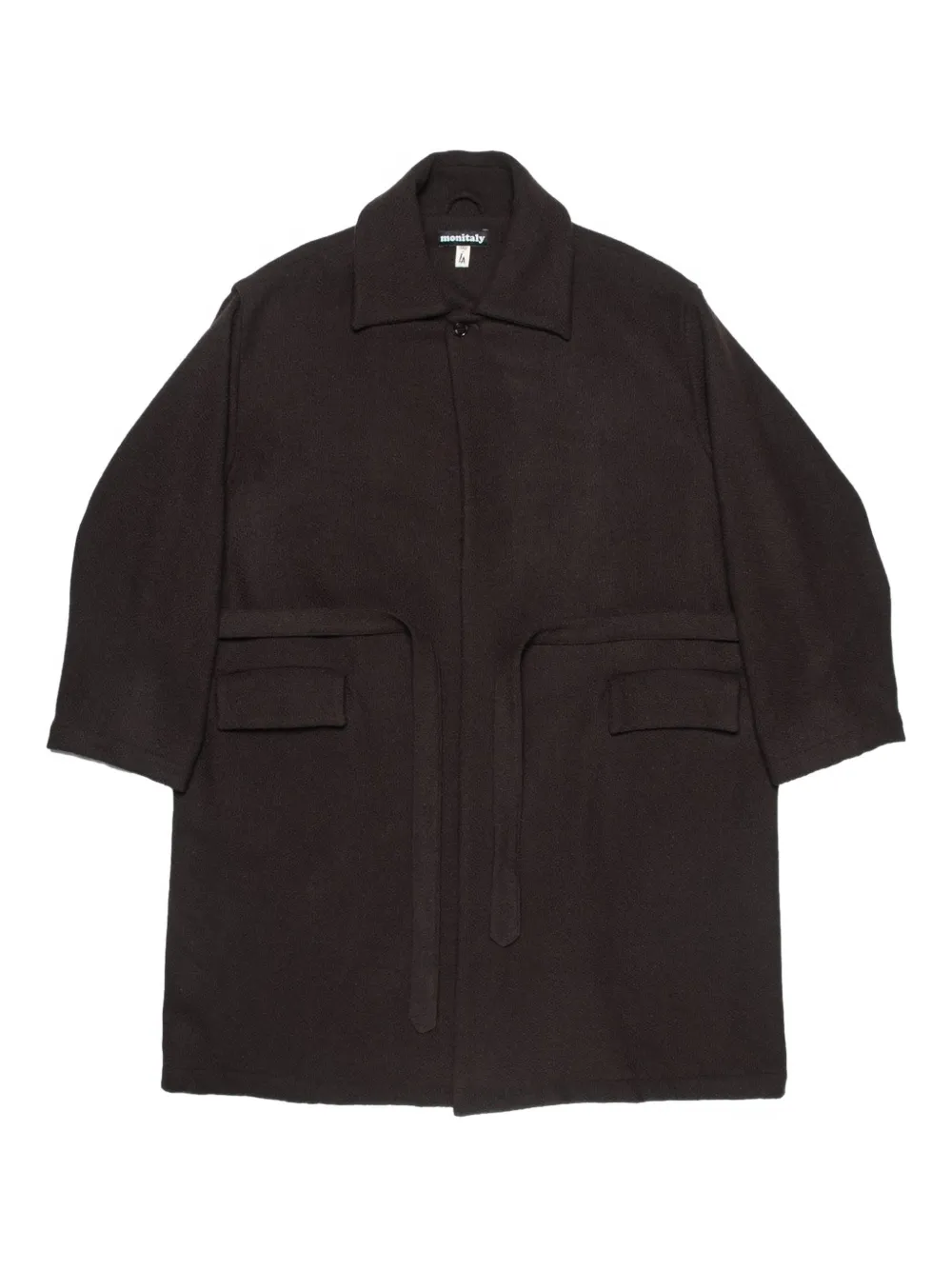 monitaly pocket coat - Marrone