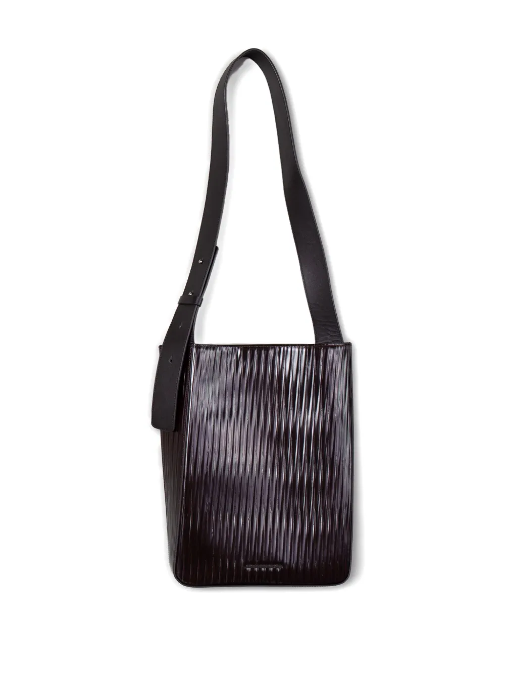 UMBER POSTPAST Book pleated leather shoulder bag | Image 2
