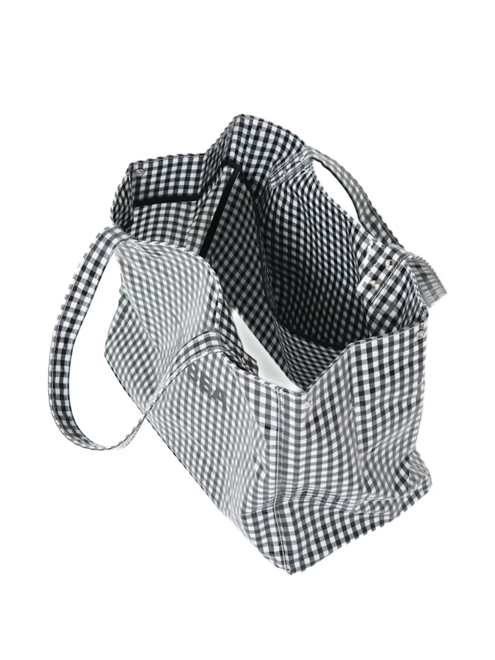 TEMBEA Carry gingham shoulder bag Zwart