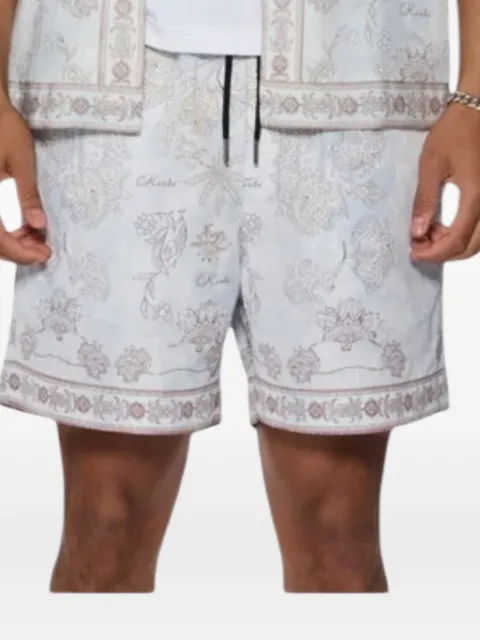 Ksubi short fleuri à taille élastiquée