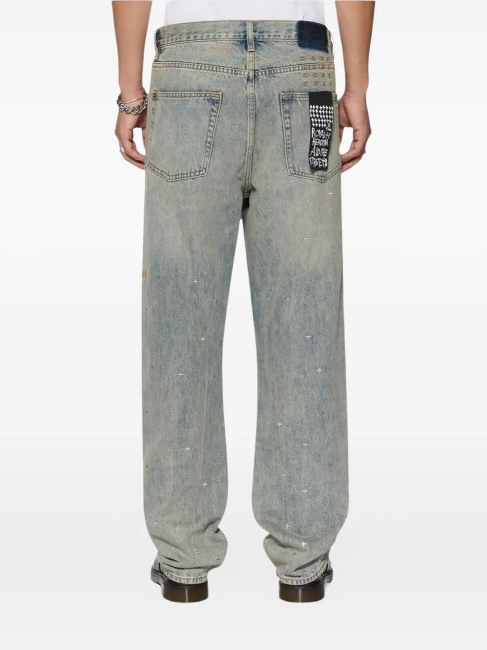 Ksubi Anti K Stagelight Metalik jeans Blauw