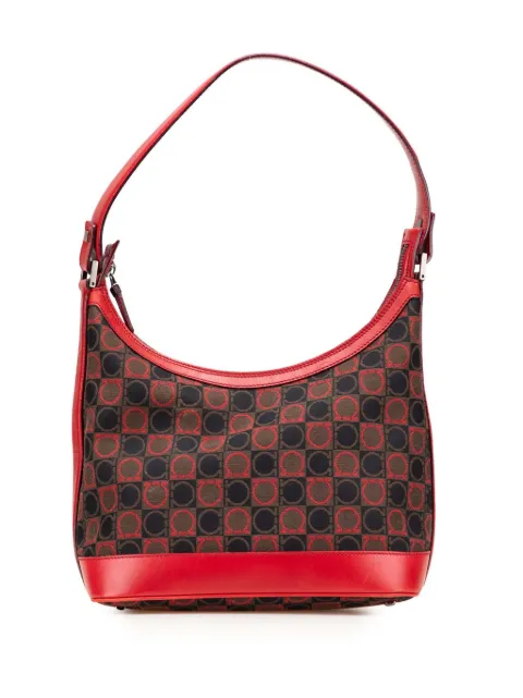 Ferragamo Pre-Owned 2010-2020 Schultertasche aus Gancini-Canvas