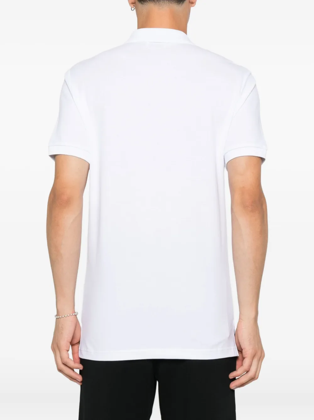 Moschino Poloshirt met logo Wit