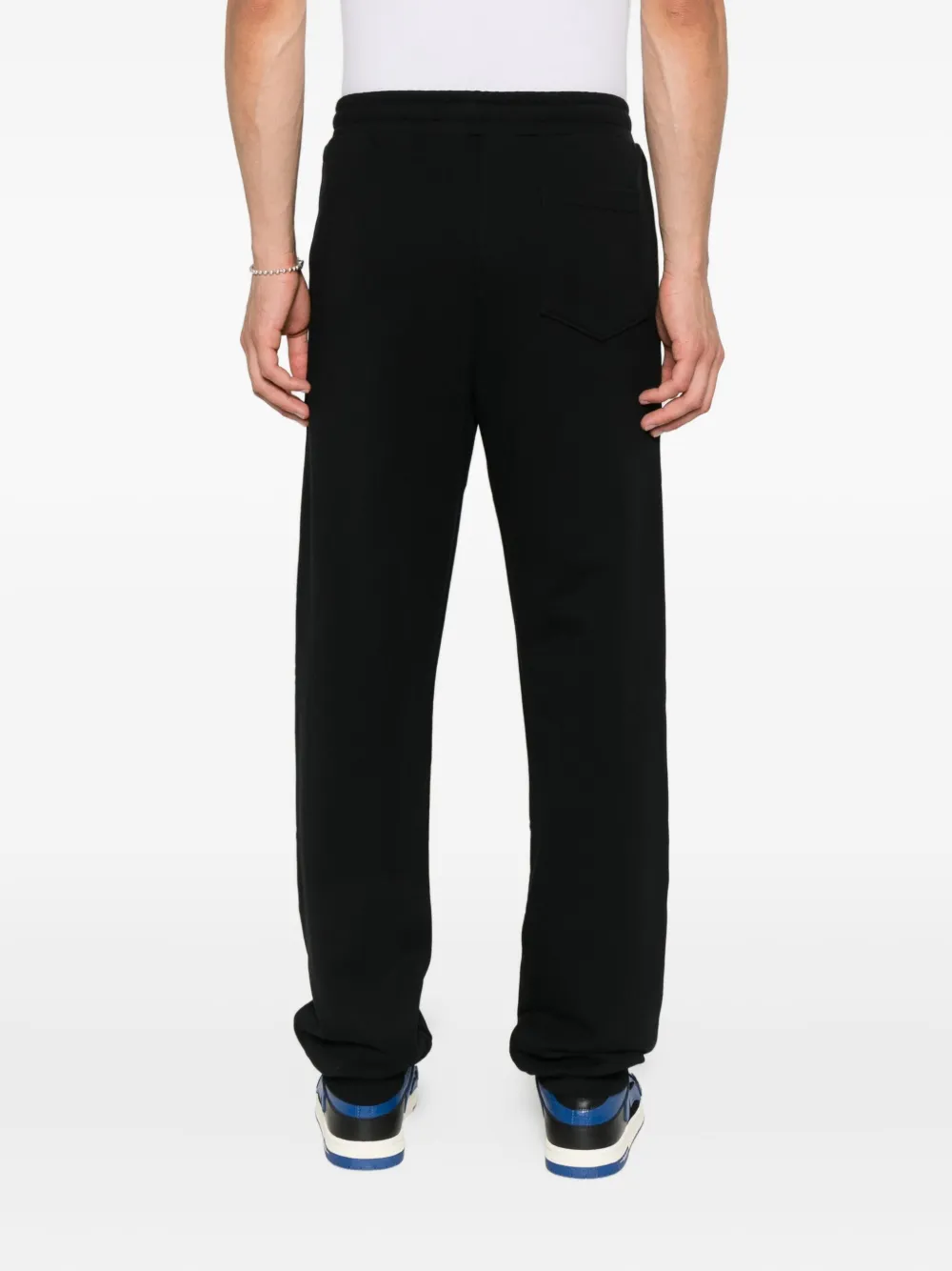 Moschino Katoenen trainingsbroek Zwart