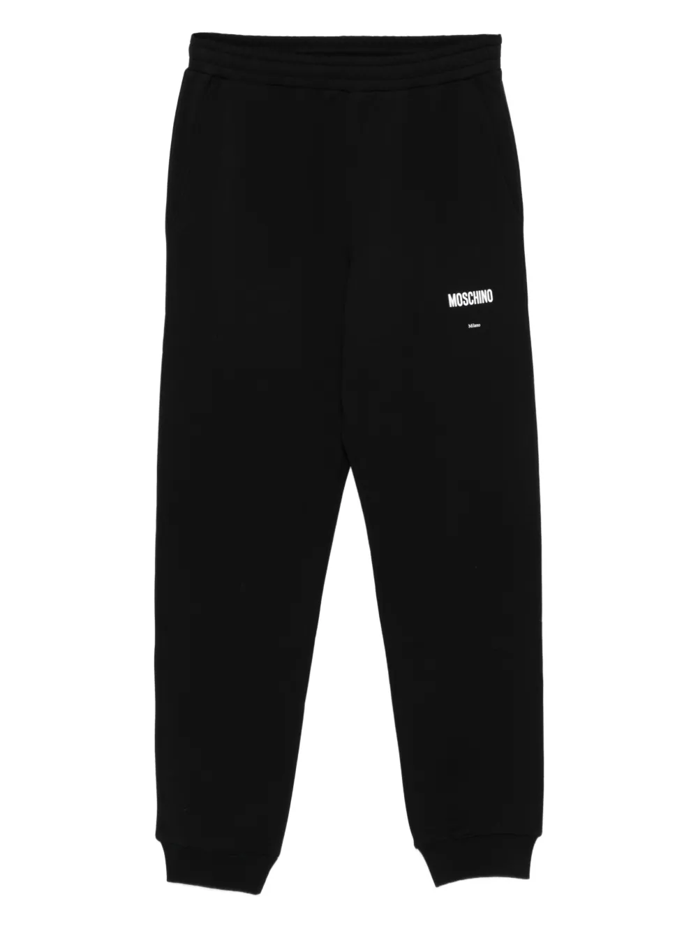 Moschino Cotton Track Pants In Black