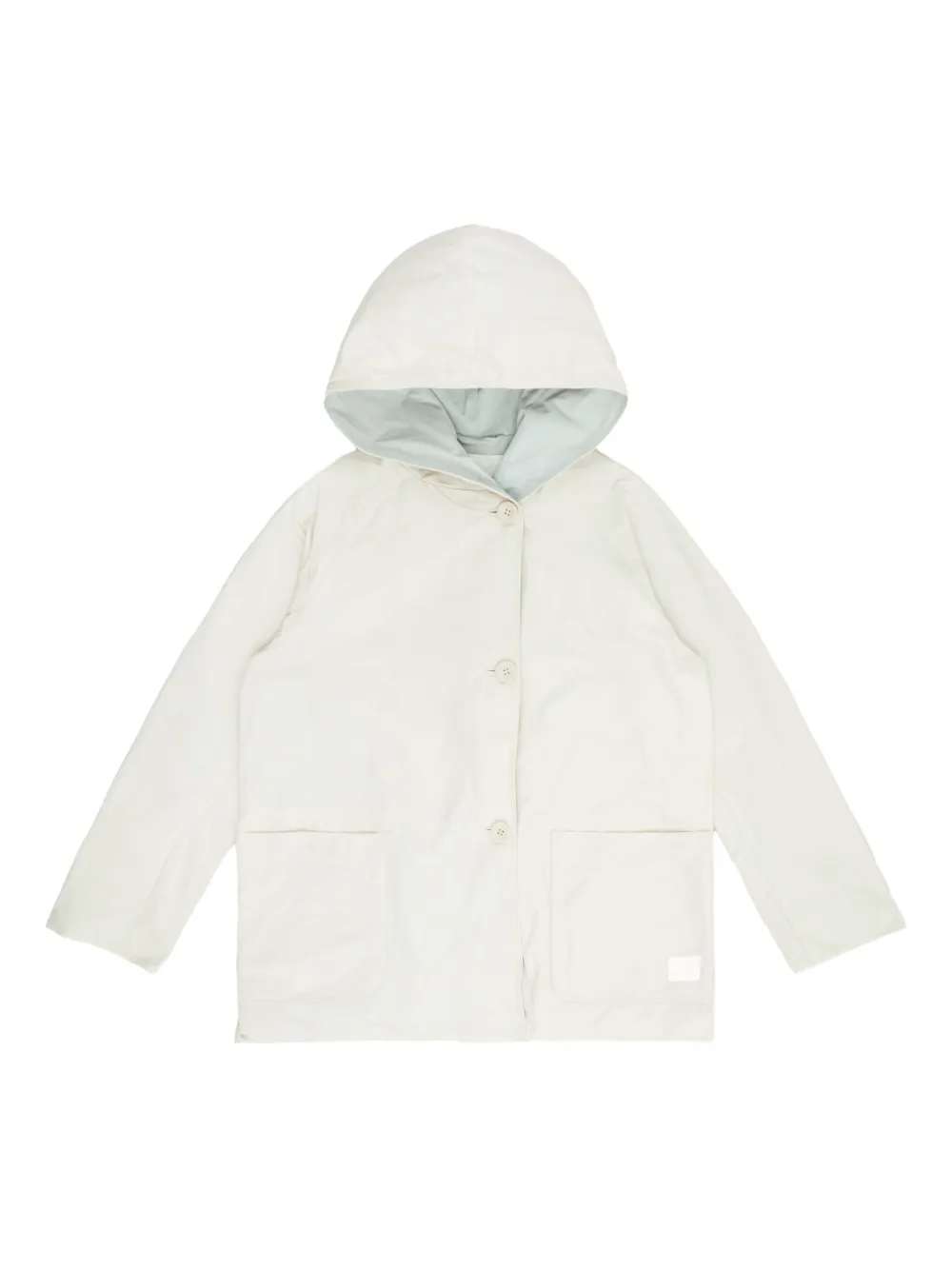 OOF WEAR hooded button-fastening jacket | White | Image 1