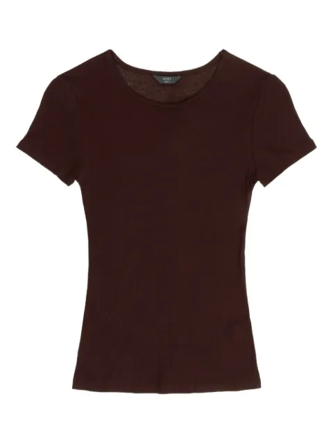 LESET ribbed round-neck T-shirt