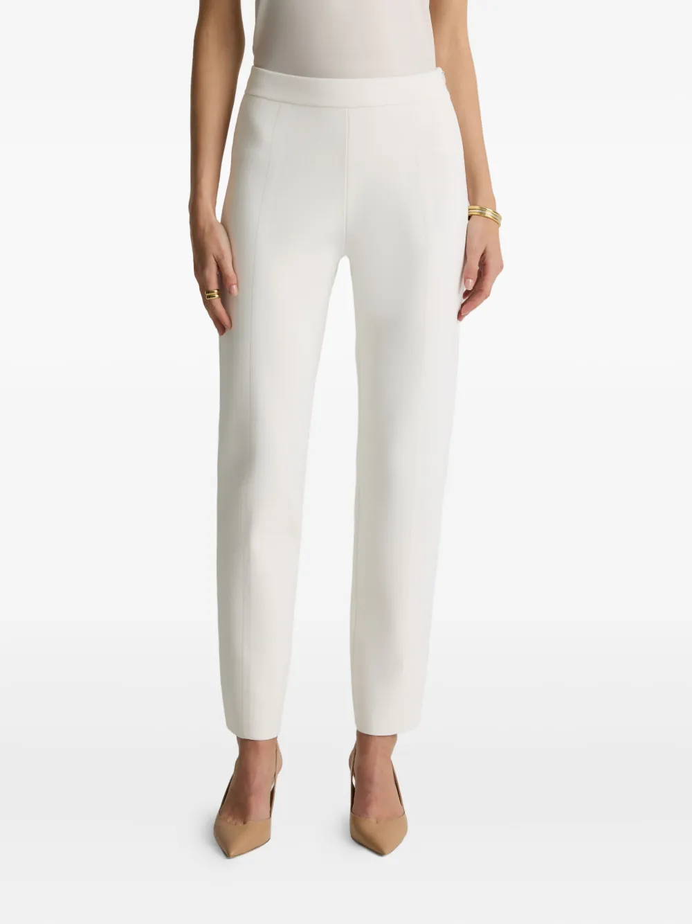 St. John Pull-on gebreide broek Beige