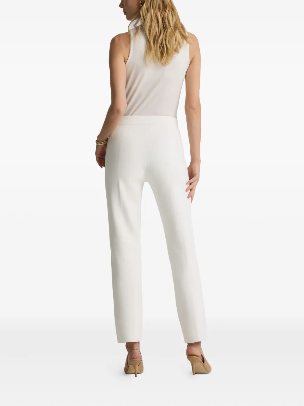 St. John Pull-on gebreide broek Beige
