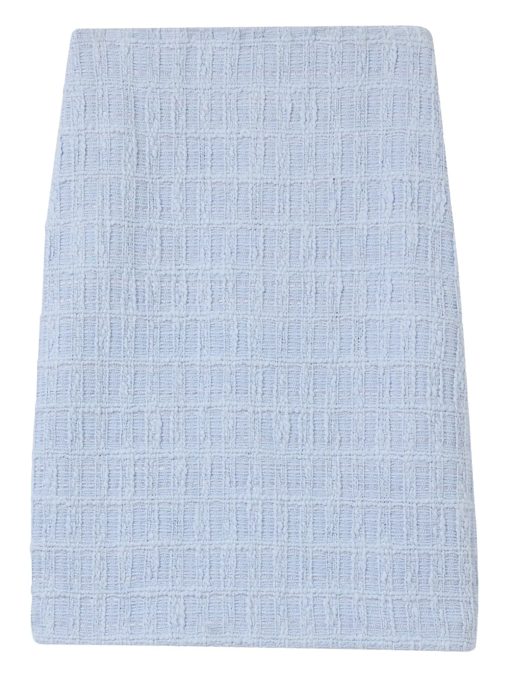 St. John textured plaid skirt | Blue | Image 1