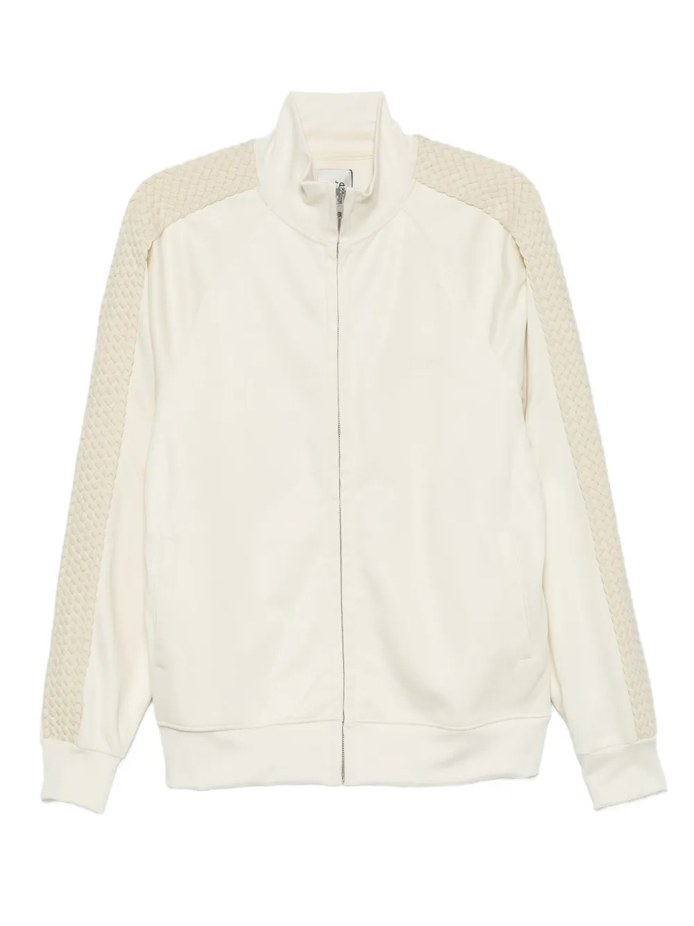 Arte Antwerp panelled zip-up track jacket | Neutrals | Image 1