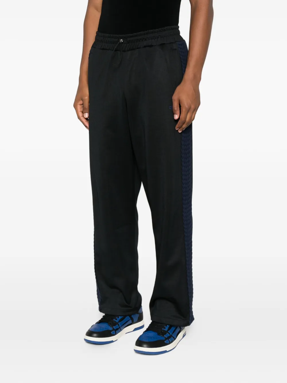 Arte Antwerp Panelled Trousers In Black