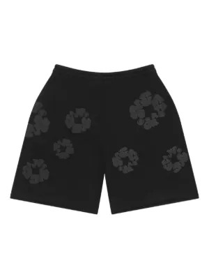 「新品」Denim Tears デニムティアーズ 黒デニム ショート パンツ Denim Tears(デニムティアーズ) ハーフパンツ ブラック サイズ L