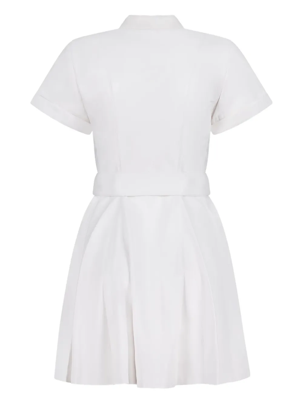 Alice + olivia Lucy mini-jurk met knopen en plooien - Beige