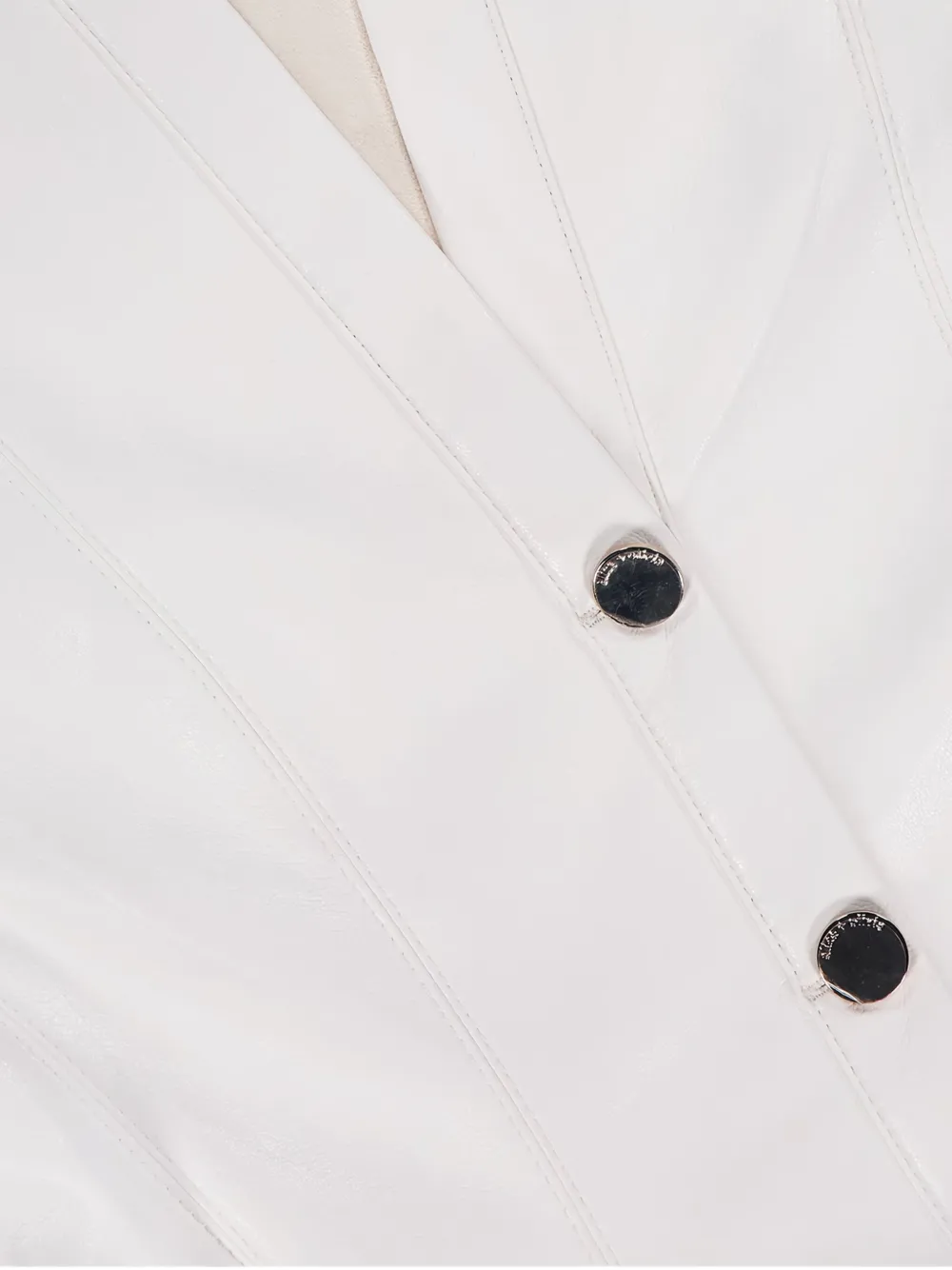 alice + olivia Lucy mini-jurk met knopen en plooien Beige