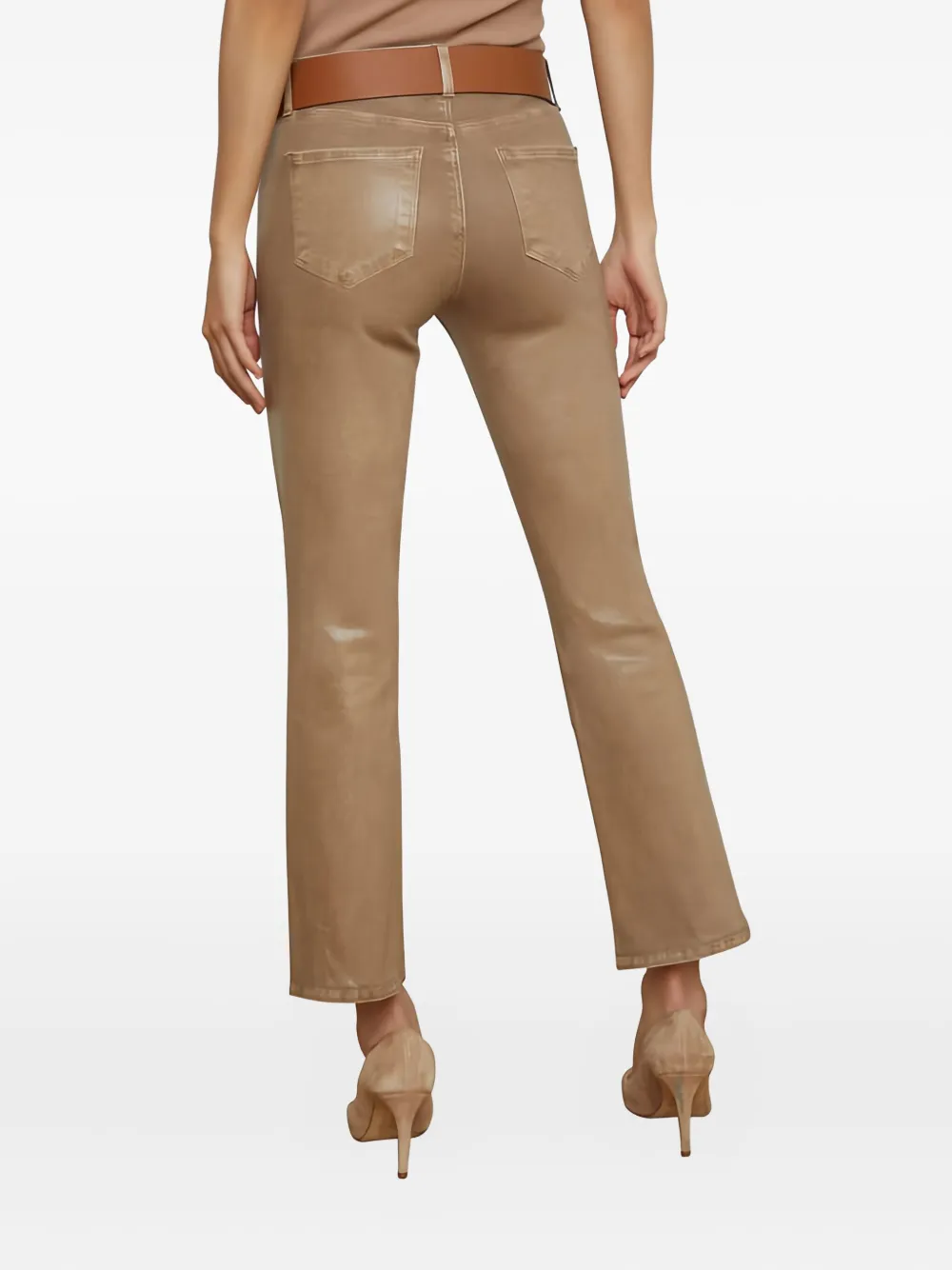 L'agence Tati Bootcut Jeans In Brown