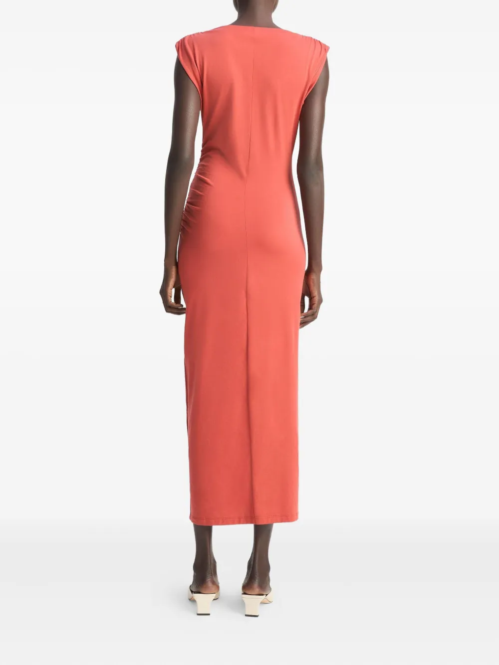 Vince Midi-jurk met col Roze