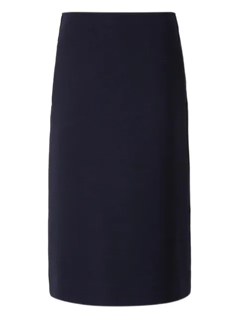 Jil Sander Gonna midi con taschino