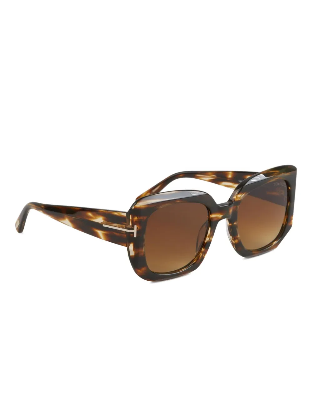 TOM FORD Carla tortoiseshell square sunglasses Bruin