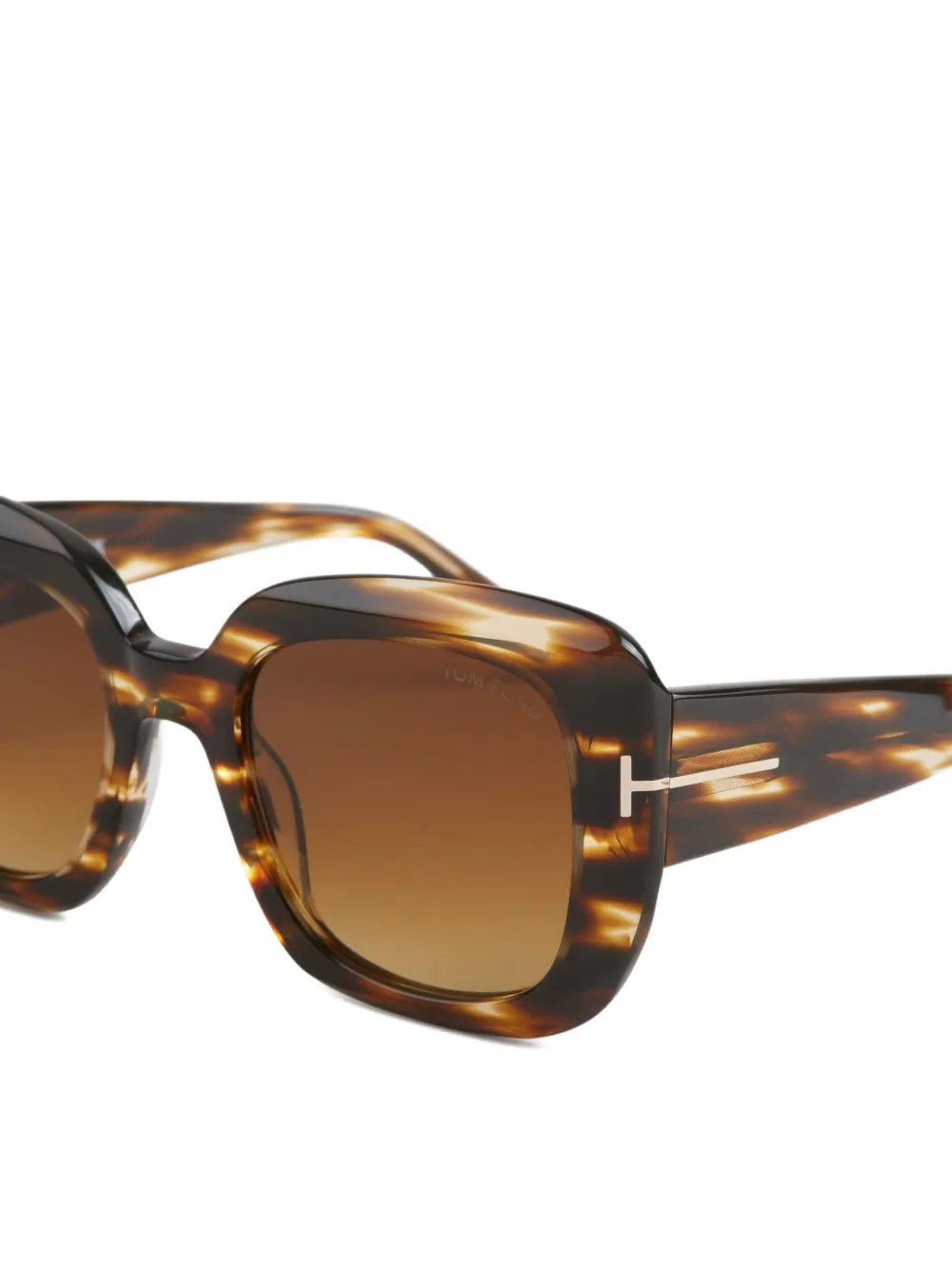 TOM FORD Carla tortoiseshell square sunglasses Bruin