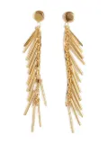 Jil Sander chain-bar earrings - Gold