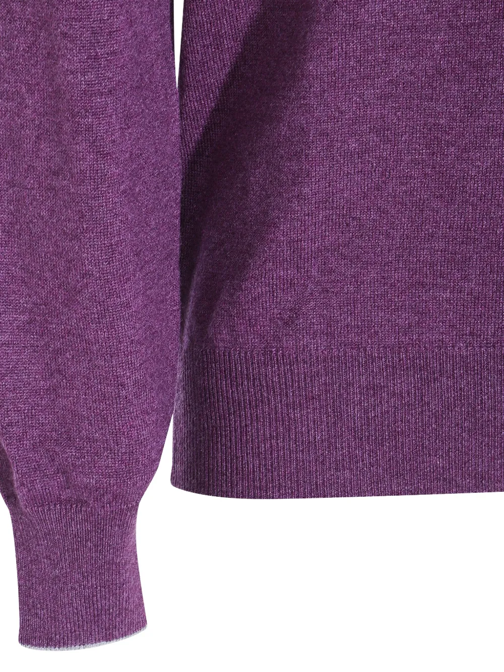 Brunello Cucinelli Wollen trui met ronde hals Paars