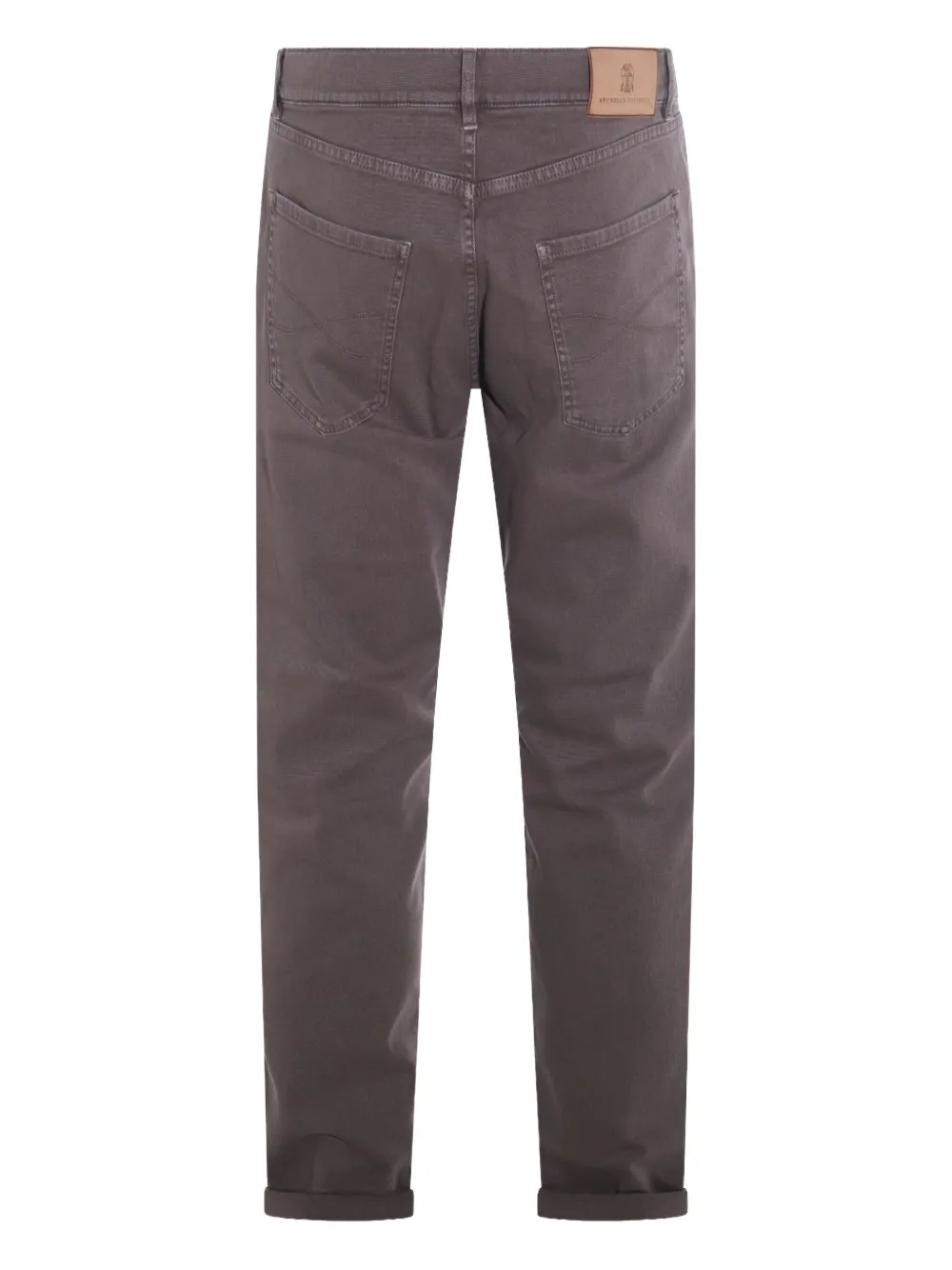 Brunello Cucinelli embroidered-pocket trousers | Regular-Fit & Straight Leg Pants | Image 2