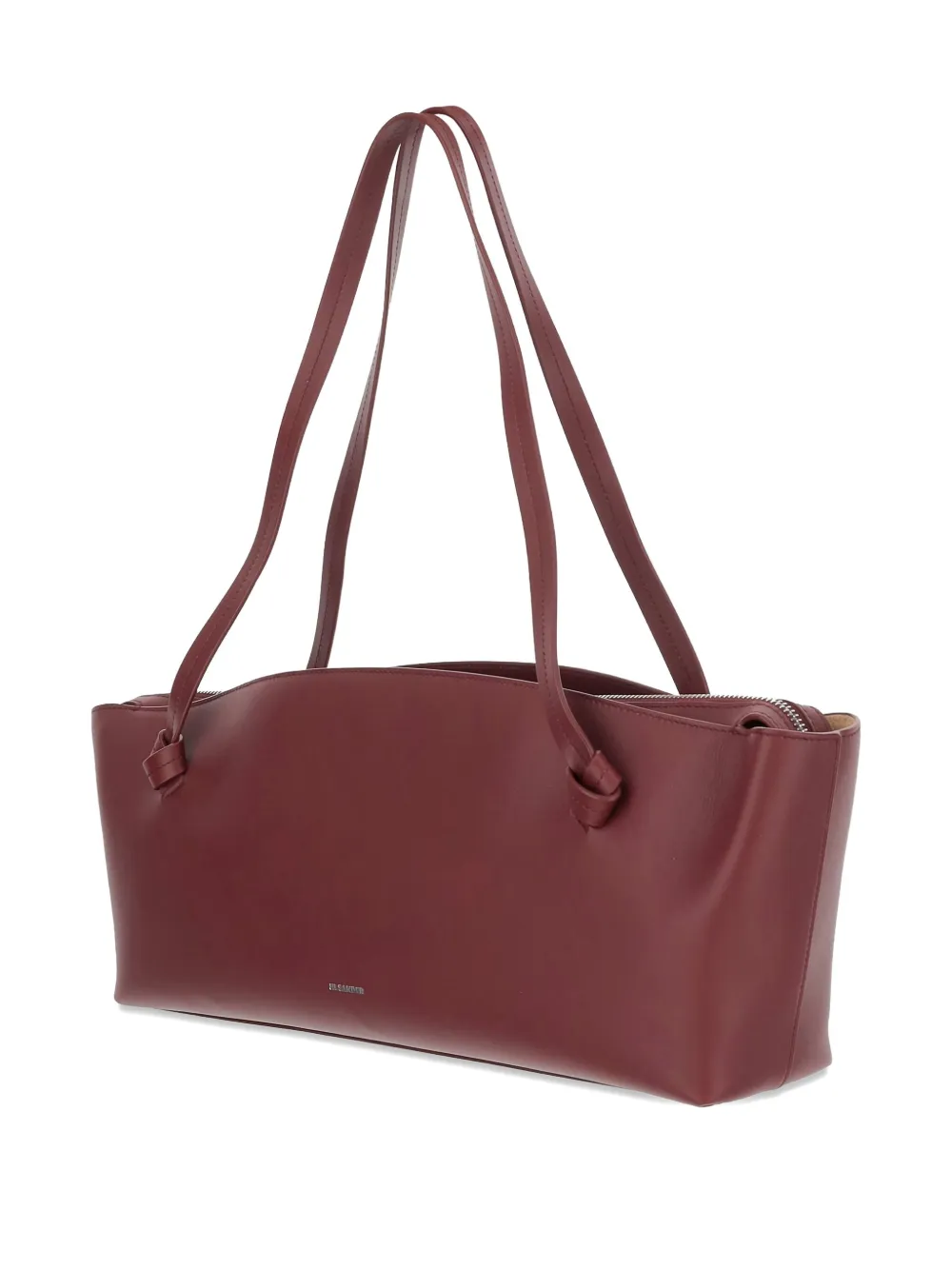 Jil Sander Geknoopte tas met rits Bruin