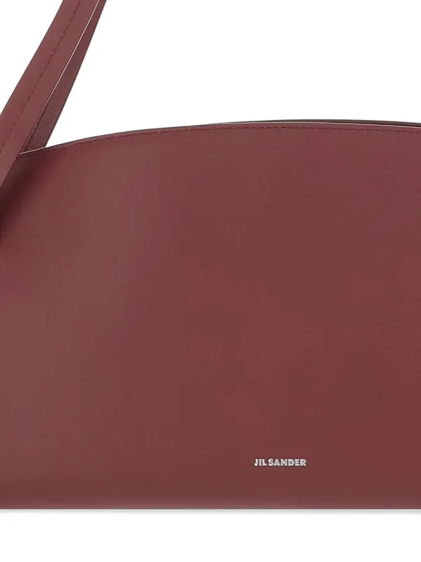 ジェフ ジルサンダー Jil Sander Knotted top-zip Bag | Red | FARFETCH OM