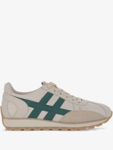 Hogan leather lace-up trainers