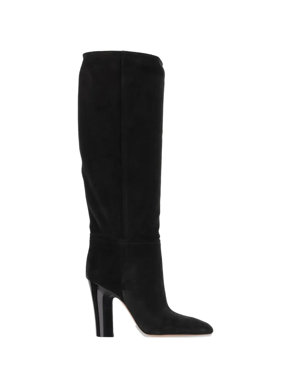Paris Texas Alizze suede pointed-toe knee-high boots - Nero