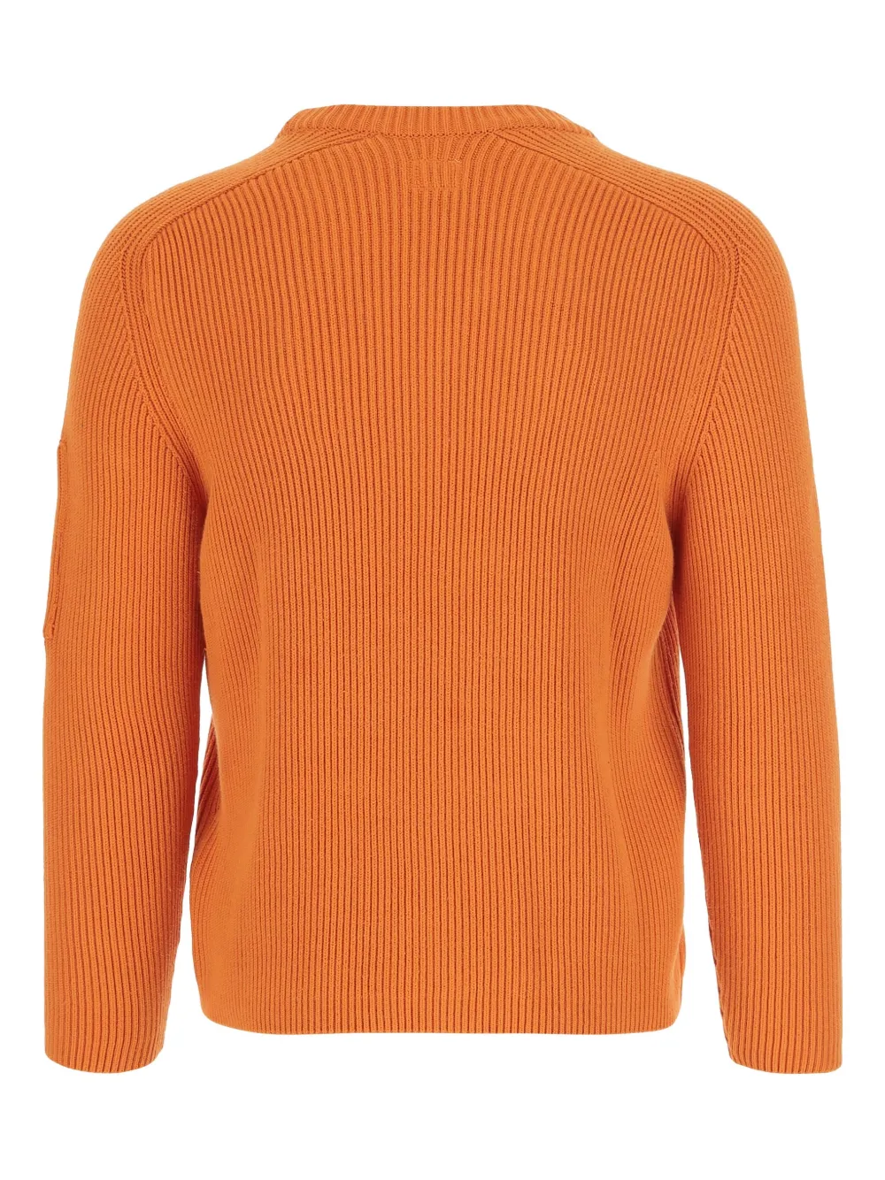 C.P. Company Geribbelde sweater met ronde hals Oranje