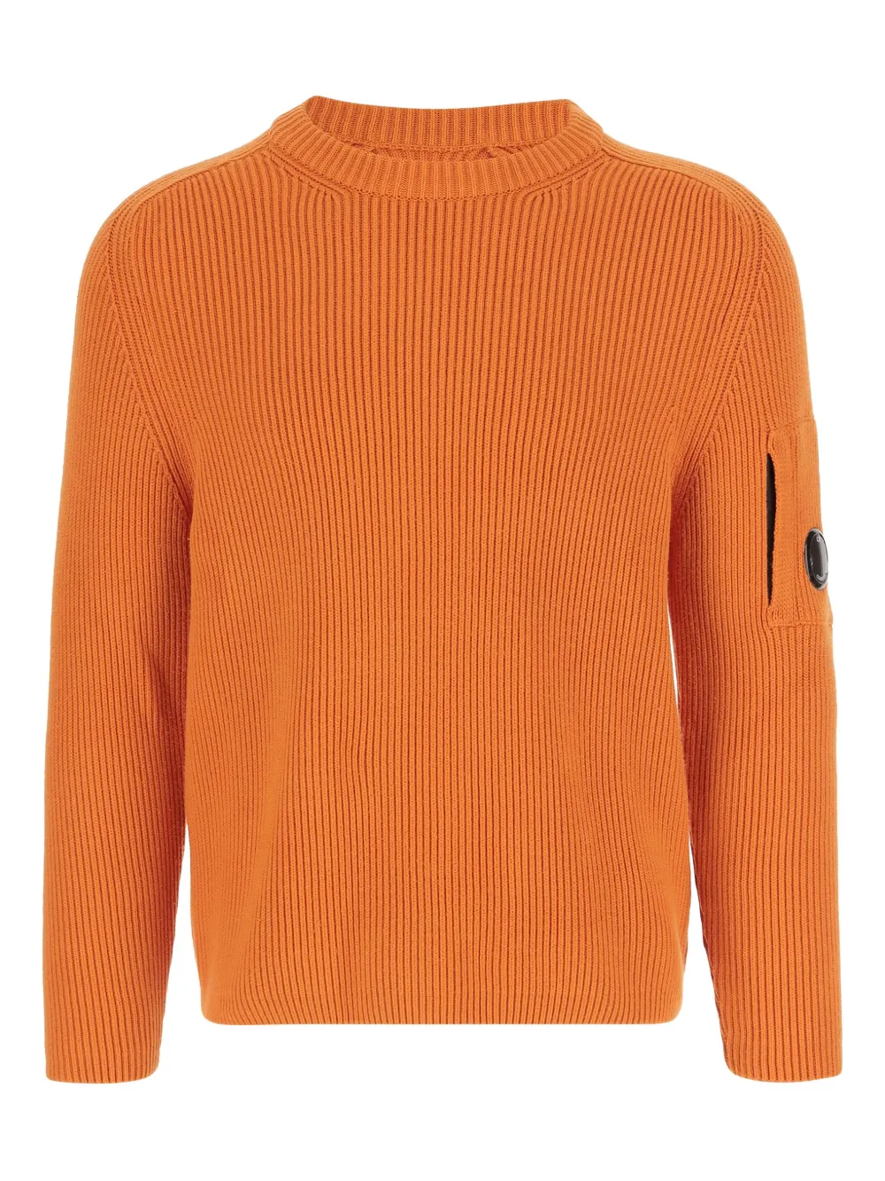 C.P. Company ribbed crew-neck sweater Oranje