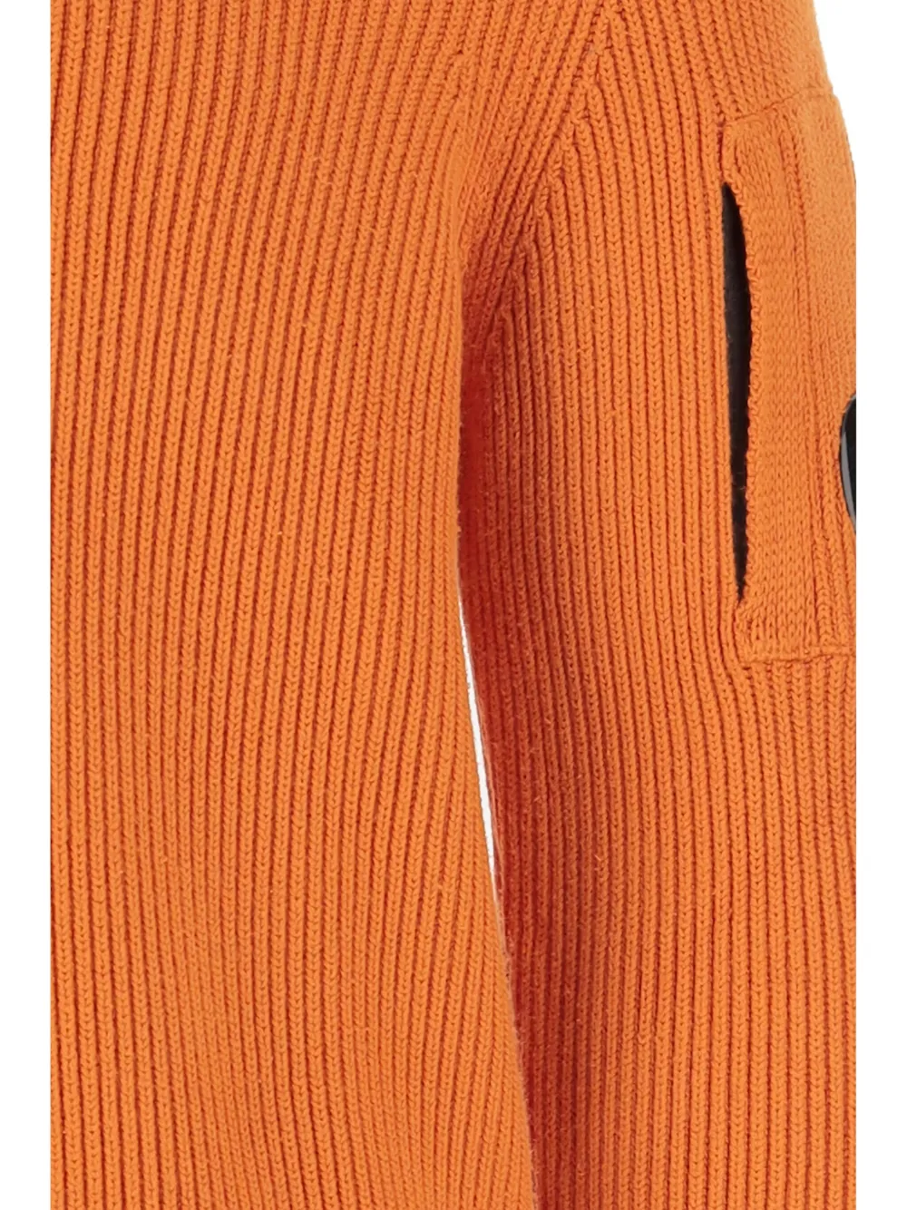 C.P. Company Geribbelde sweater met ronde hals Oranje