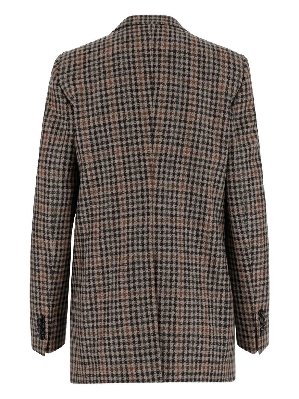 Tagliatore check-pattern virgin-wool blazer Bruin