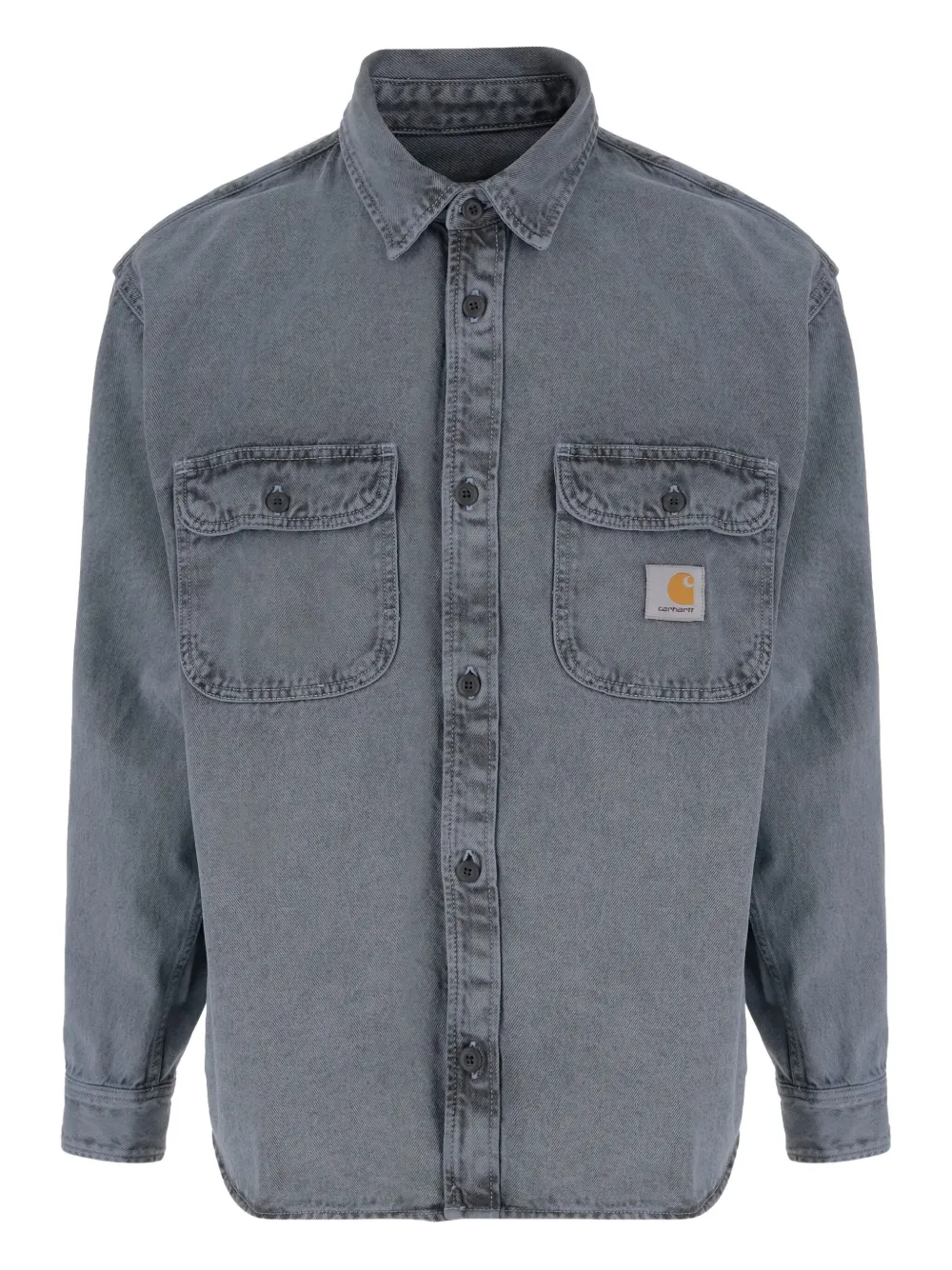 Carhartt WIP Salinac shirtjack met zak Grijs