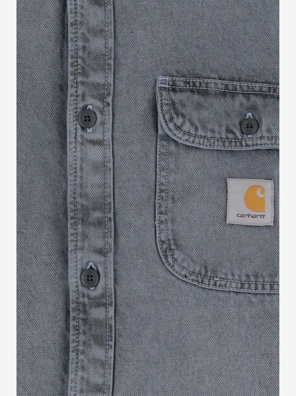 Carhartt WIP Salinac shirtjack met zak Grijs
