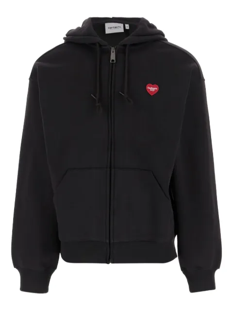 Carhartt WIP heart-logo zip-up hoodie