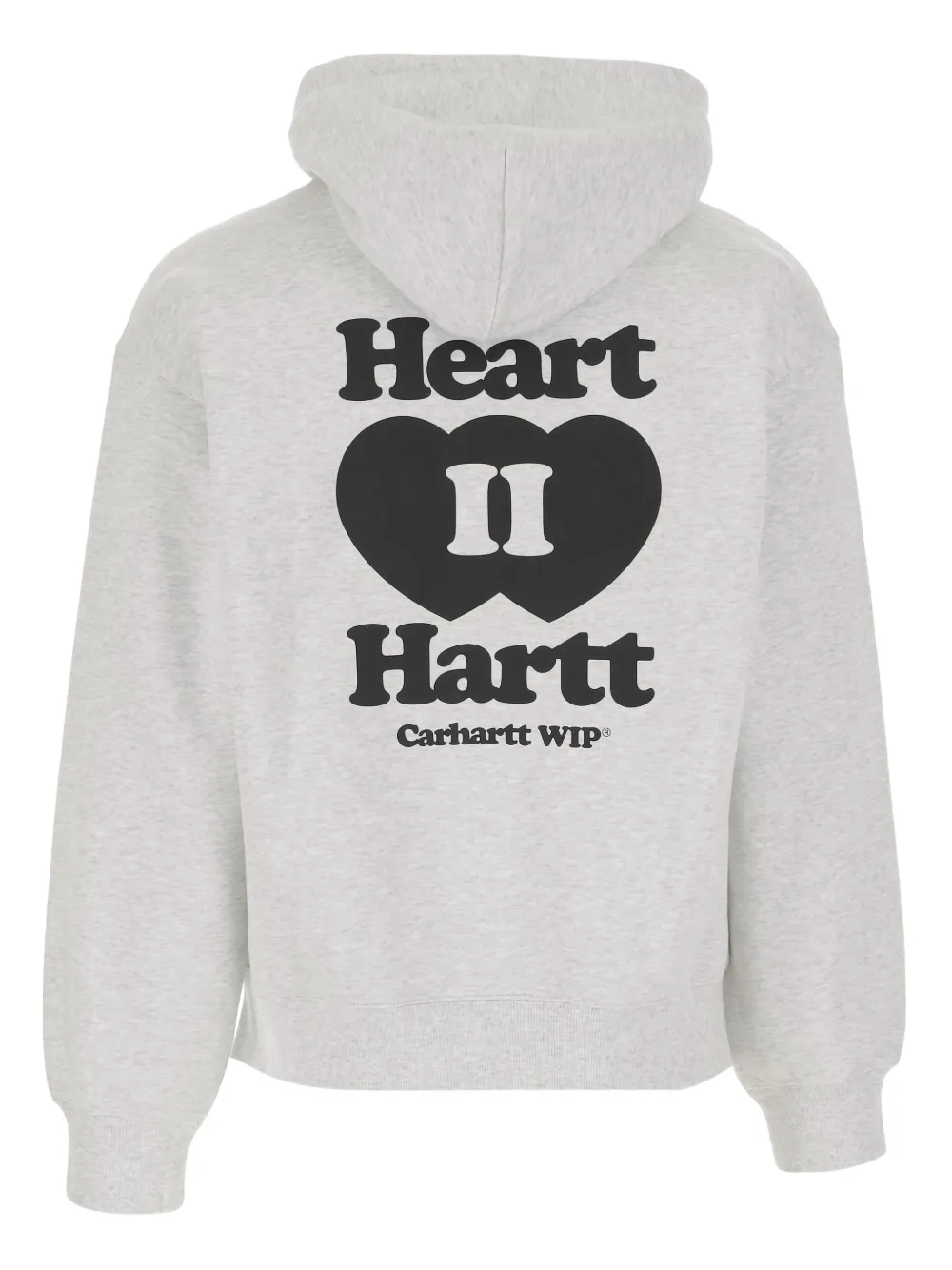 Carhartt WIP Hoodie met hartlogo en rits Grijs