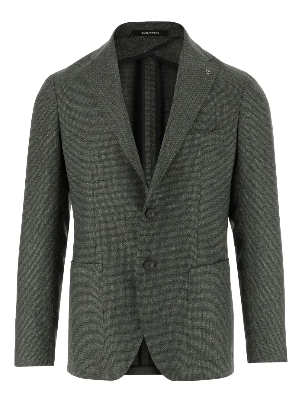 Tagliatore patch-pocket button-cuff blazer Grijs