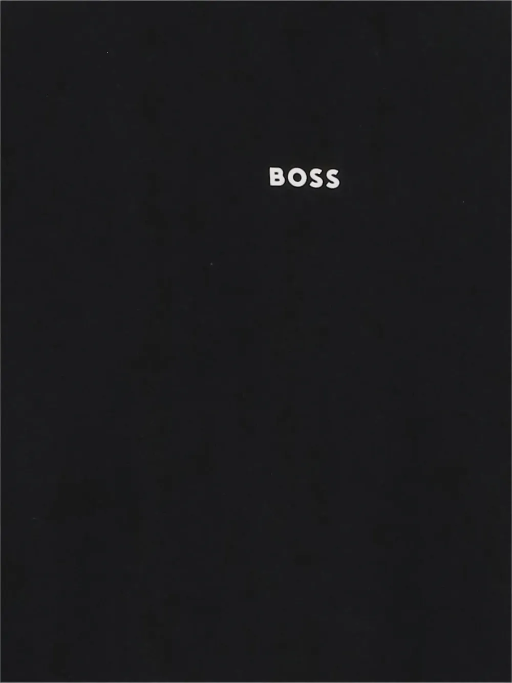 BOSS Katoenen sweater Zwart