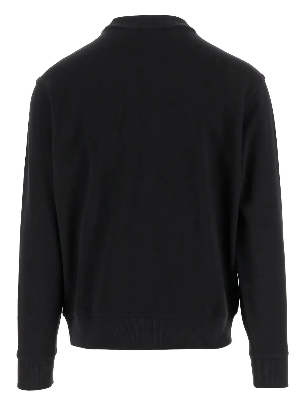 BOSS Katoenen sweater Zwart
