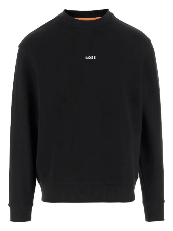 【関税込み】BOSS スウェットシャツ BOSS スウェットシャツ | ブラック | FARFETCH JP