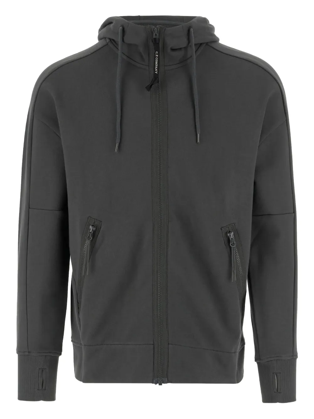 C.P. Company Hoodie met rits Grijs
