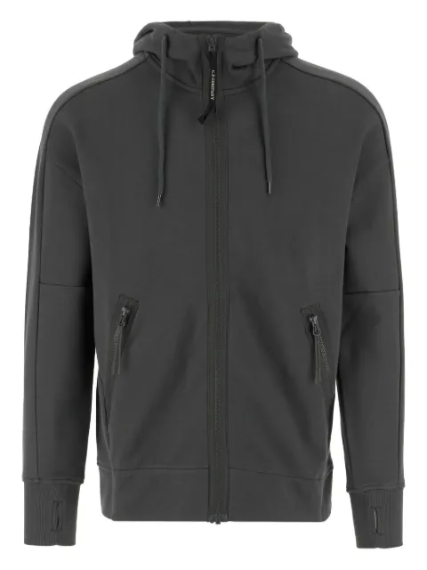 C.P. Company goggle-detail zip-up hoodie
