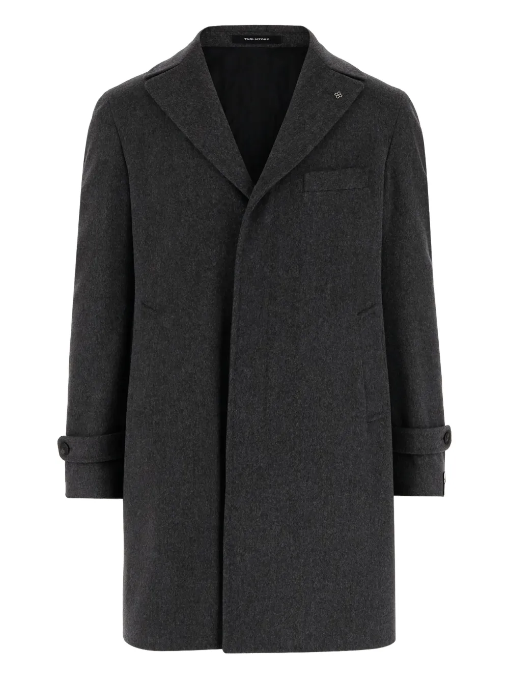 Tagliatore single-breasted wool coat Grijs