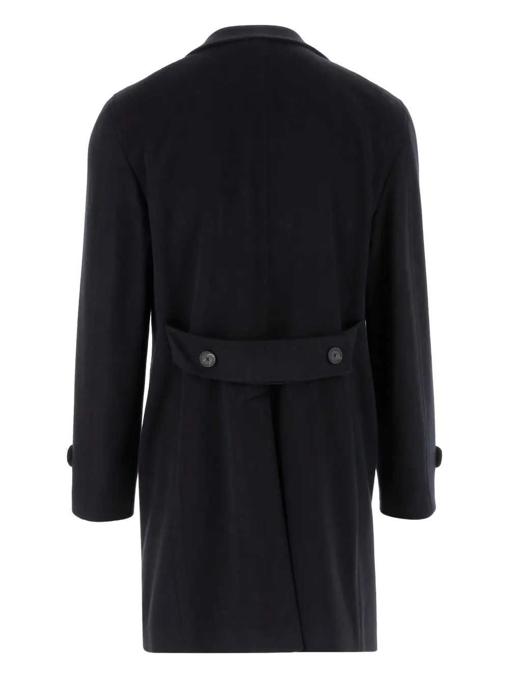 Tagliatore Thomas wollen jas met revers Blauw