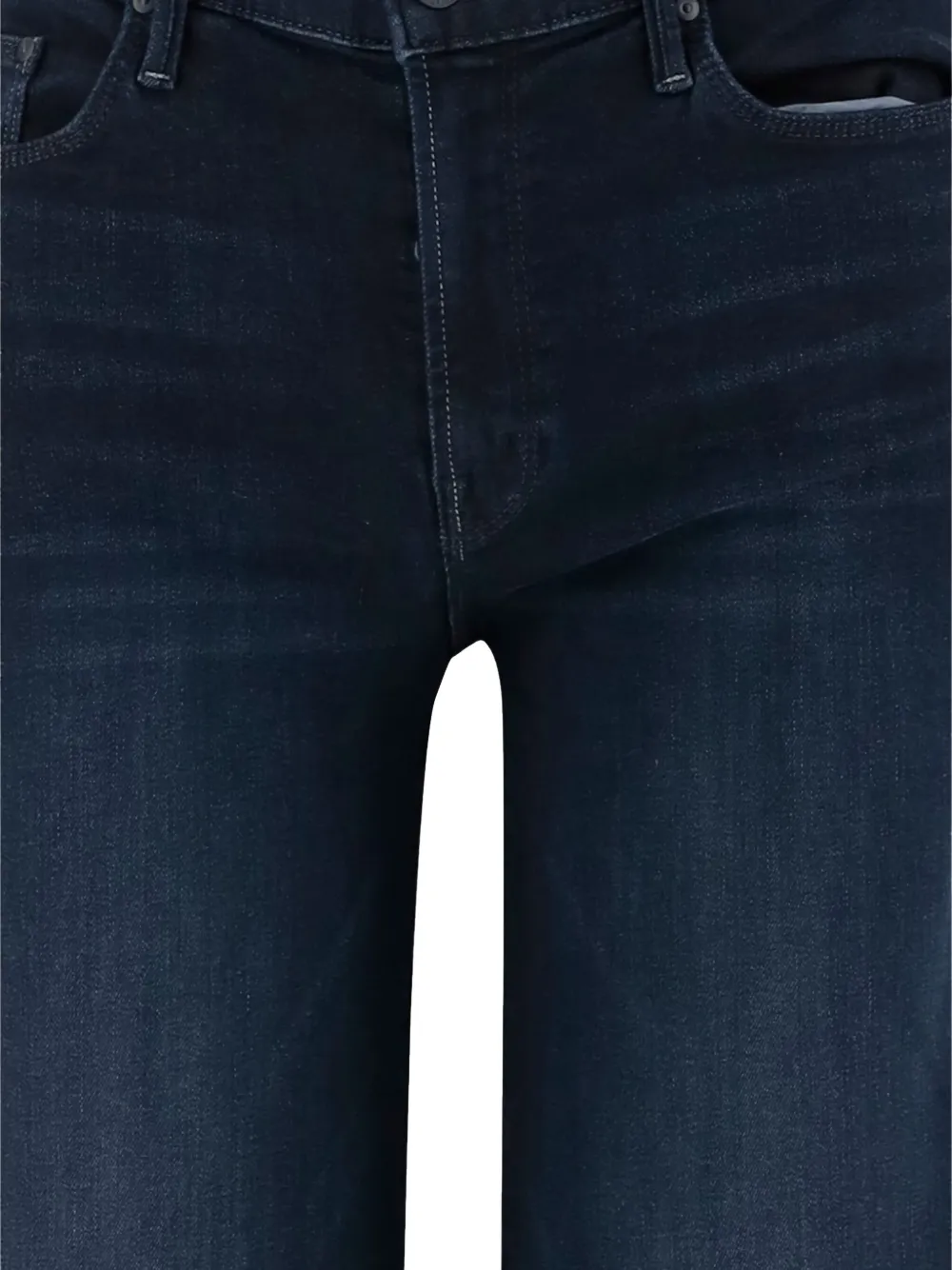 MOTHER cotton-blend jeans Blauw