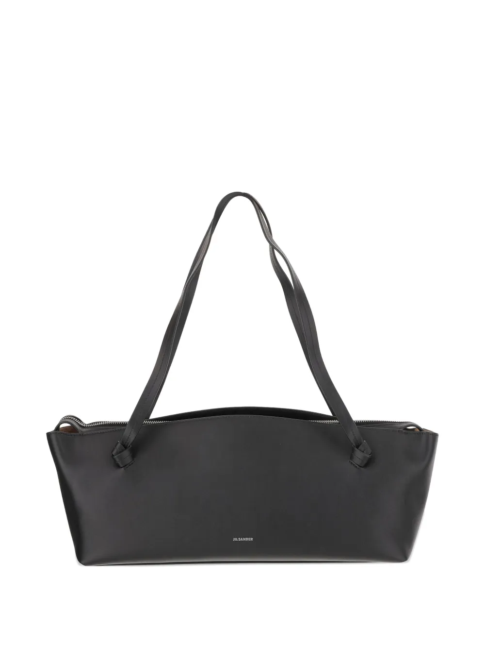 Jil Sander Big Joanna leren schoudertas Zwart